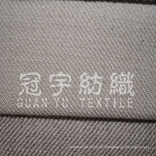 Tecido de sofá de linho 100% poliéster com revestimento não tecido